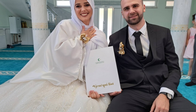 Jusići-Šerijatsko vjenčanje: Mustafić Fikret i Melisa